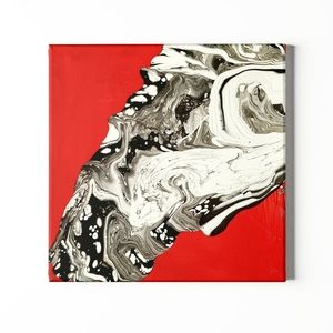 Infinity Rouge '21 Abstract Canvas Home Decor
